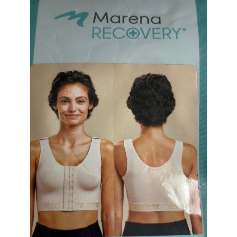 Marena Recovery FlexFit Original Bra B01G Black Post-Op Compression Bra 30 B/C